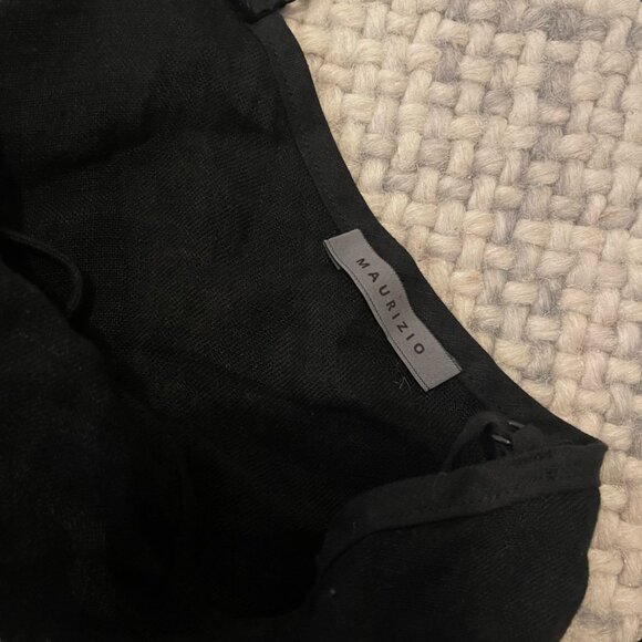 Maurizio Mykonos Linen Scoop Neck Top - Picture 4 of 6